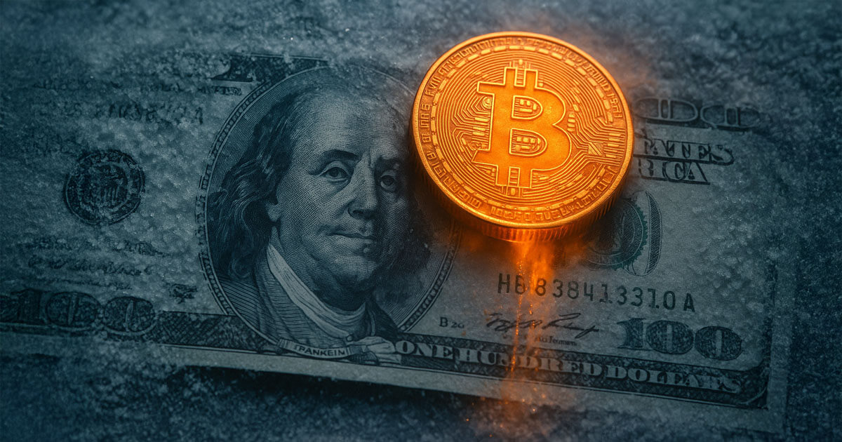 You are currently viewing Bitcoin near all-time high as dollar slides to three-year low