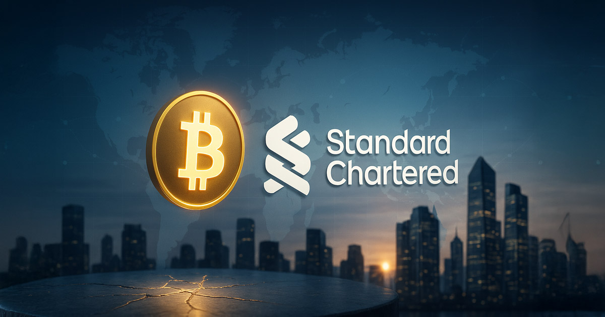 You are currently viewing StanChart warns of potential liquidation risks for corporations adopting Bitcoin at high prices