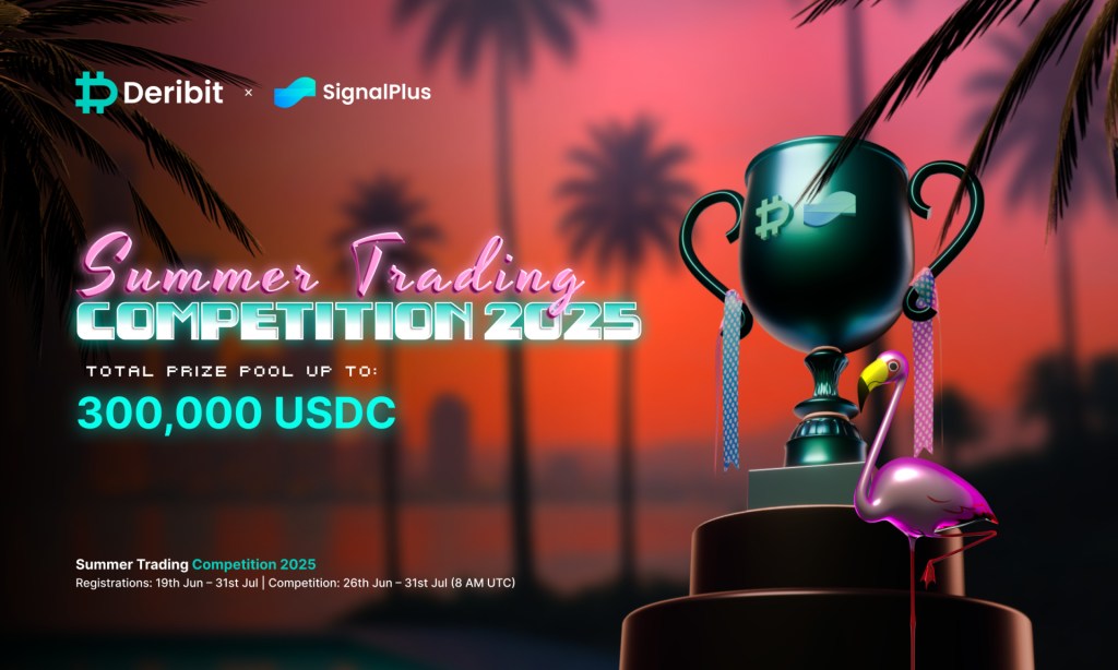 You are currently viewing Deribit and SignalPlus Launch “The Summer Chase” Trading Competition 2025 Featuring a $300,000+ USDC Prize Pool