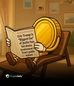Read more about the article Eric Trump Praises Justin Sun but Denies Role in Tron’s US Public Venture