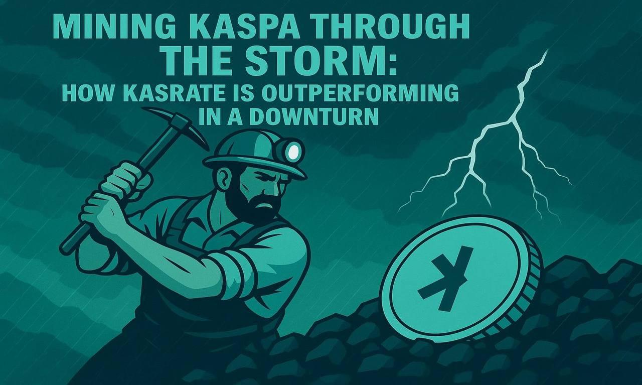 You are currently viewing Mining Kaspa Through the Storm: How Kasrate Is Outperforming in a Downturn