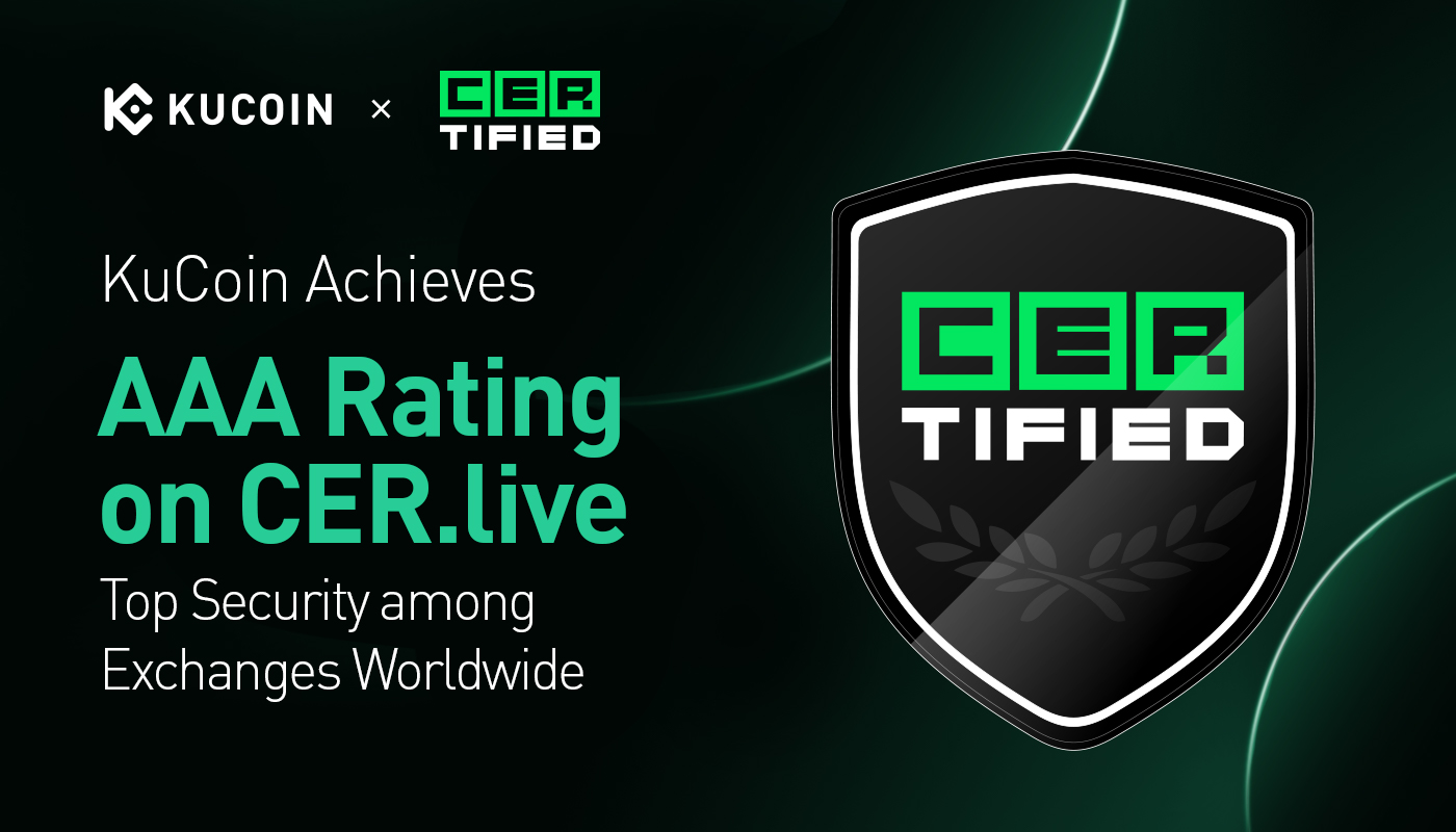 You are currently viewing KuCoin Achieves CER.live’s AAA Rating, Joining Top Crypto Exchanges In Security Ranking
