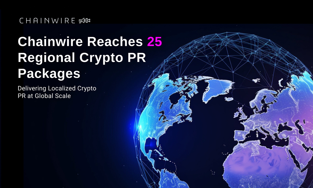 You are currently viewing Chainwire Expands to 25 Regional PR Packages, Delivering Localized Crypto PR at Global Scale