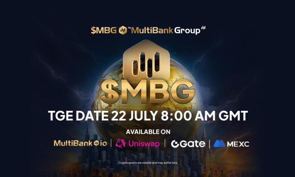 You are currently viewing MultiBank Group’s MBG Token TGE Is Live on MexC, Gate.io, Uniswap and Multibank.io.