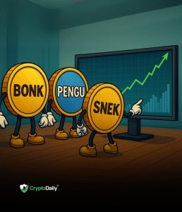 Read more about the article Bonk (BONK), Pudgy Penguins (PENGU), and Snek (SNEK) Dominate Memecoin Surge: Price Analysis