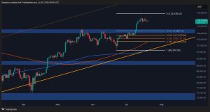 Read more about the article Bitcoin Price Analysis: BTC Unlikely to Revisit ATH Before Testing $111K Support