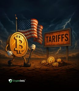 Read more about the article Bitcoin (BTC) Price Surge on Hold Amid Trump Tariffs Uncertainty?