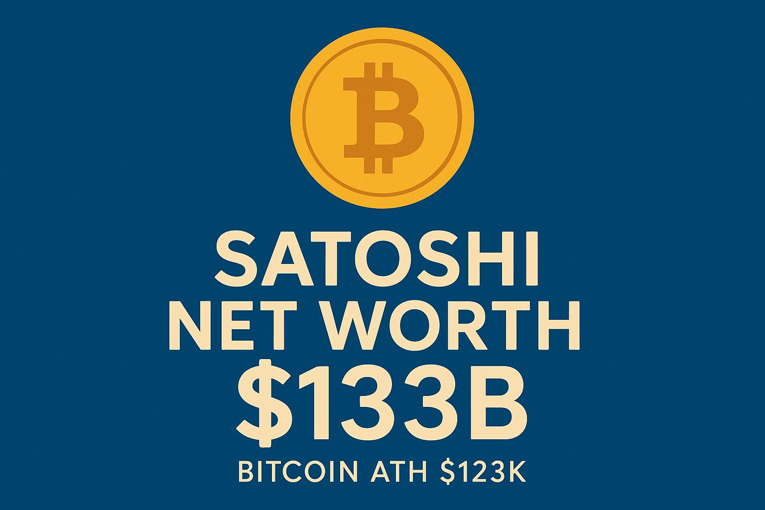 You are currently viewing Satoshi Nakamoto’s Net Worth Hits $133 Billion as Bitcoin (BTC) Hits an All Time High
