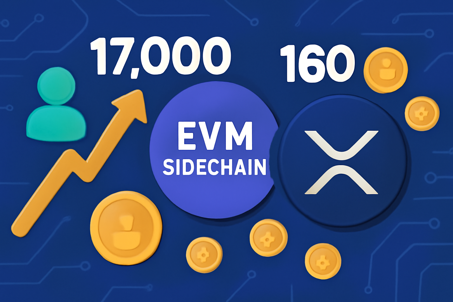 Read more about the article XRPL EVM Sidechain Hits Key Milestones With Over 17,000 Users and 160 Tokens