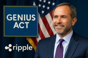 Read more about the article Ripple CEO Hails GENIUS Act as Historic Milestone for US Fintech