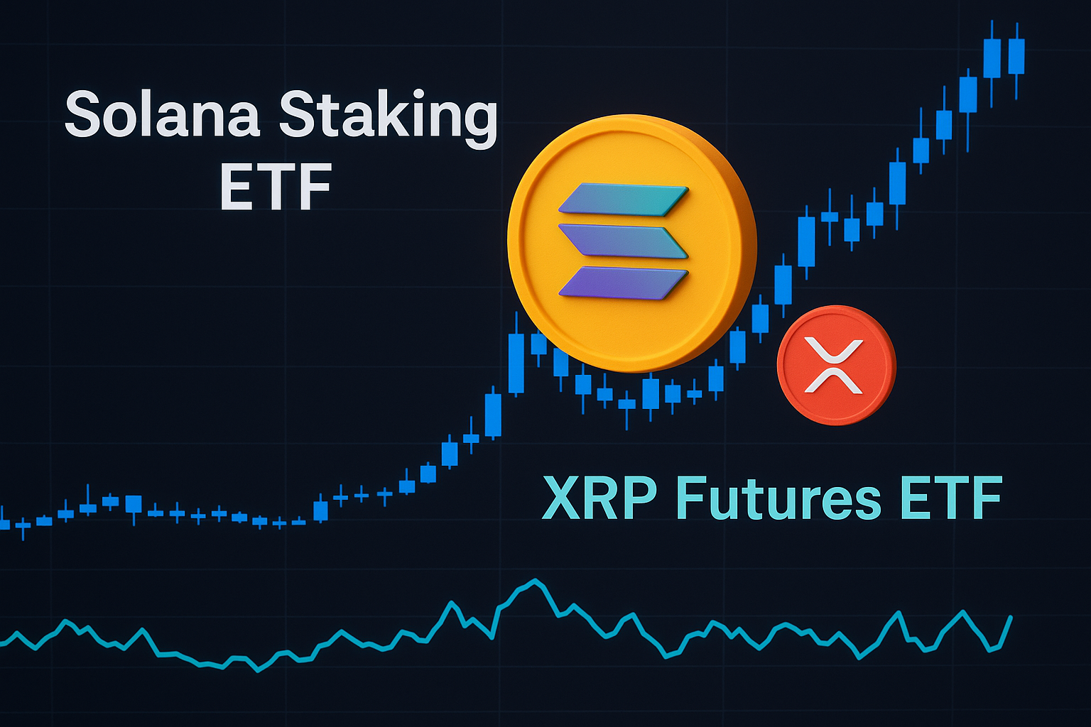 Read more about the article Spot Solana Staking ETF Scores Big on Day 1, Overshadows XRP Futures ETF