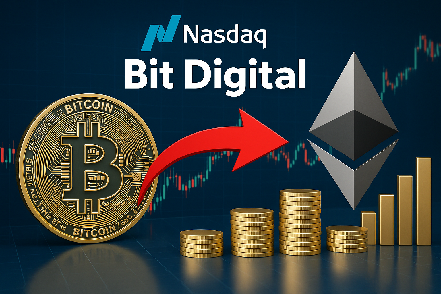 You are currently viewing Nasdaq-Listed Bit Digital Dumps 280 Bitcoin, Now One of World’s Largest ETH Holders