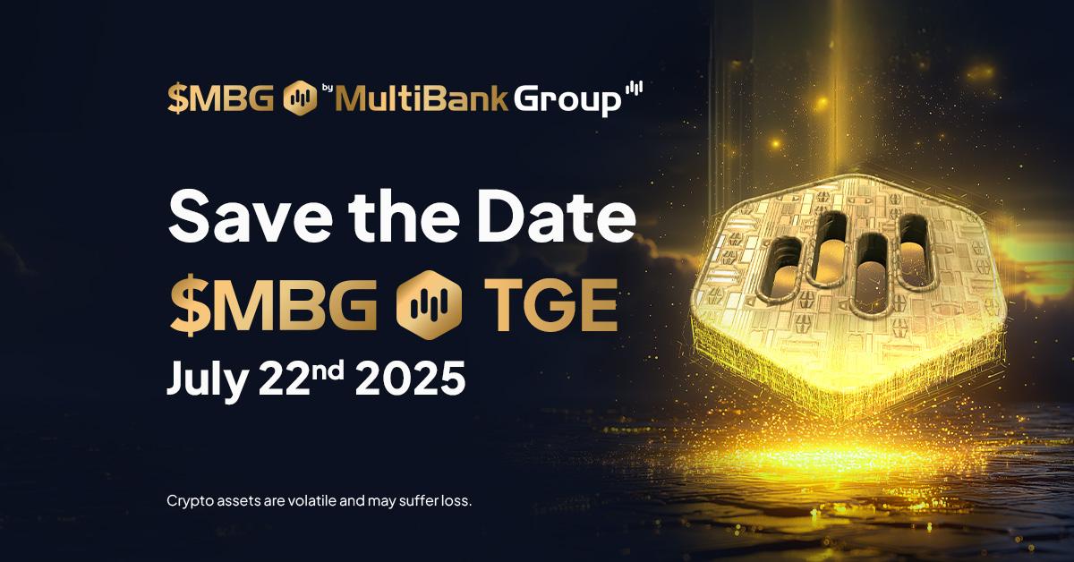 You are currently viewing MultiBank Group Confirms $MBG Token TGE Set for July 22, 2025