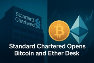 Read more about the article BREAKING: Standard Chartered Launches Bitcoin and Ether Trading Desk