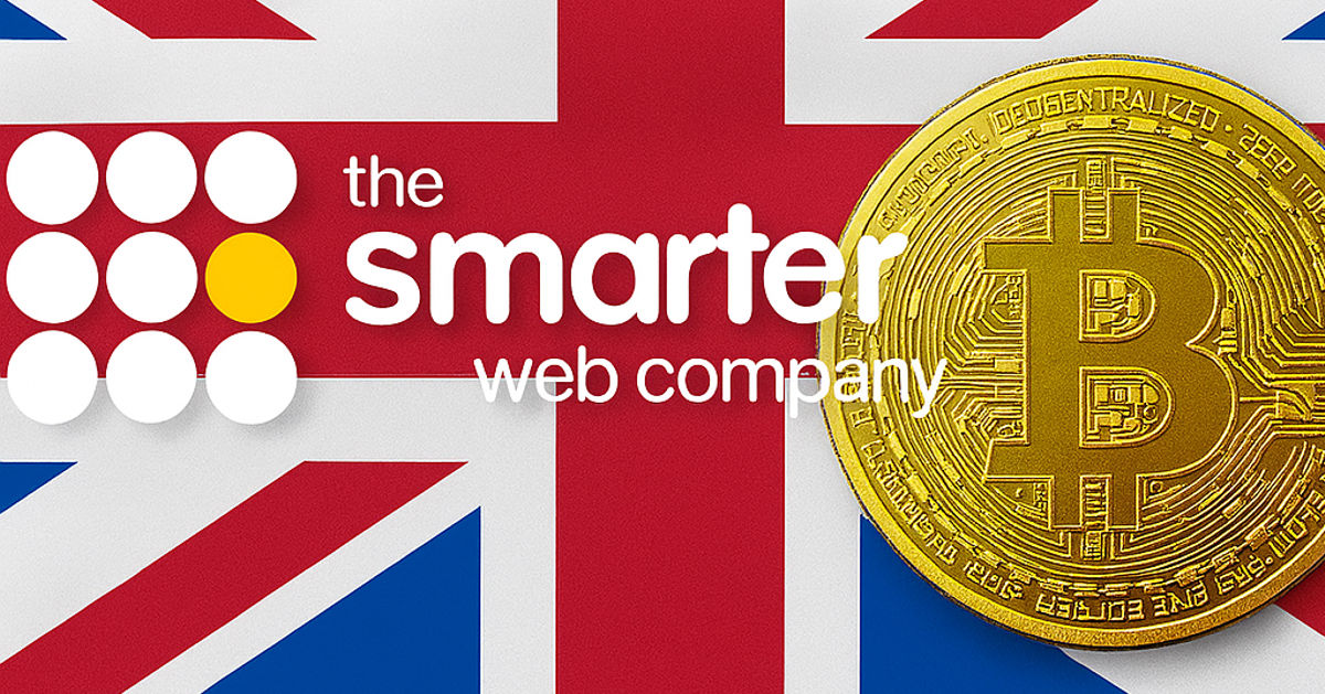 You are currently viewing The Smarter Web Company Expands Its Bitcoin Treasury to 1,600 BTC