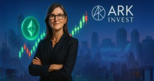Read more about the article Ark Invest swaps Coinbase, Robinhood stakes for major $175M Ethereum play with BitMine Immersion