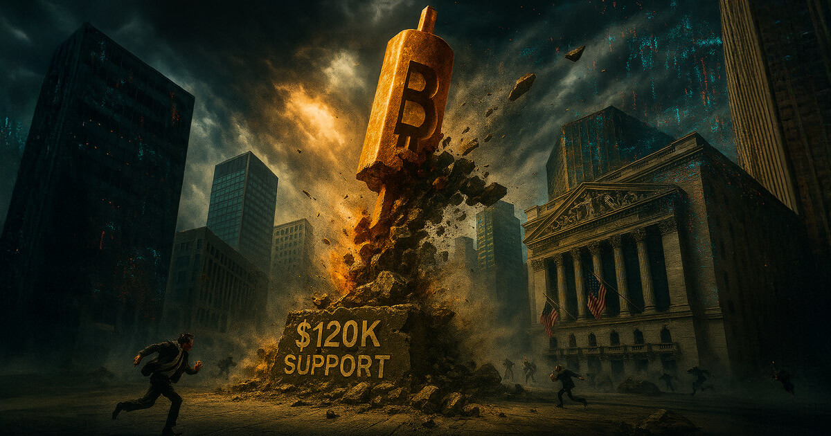 You are currently viewing Bitcoin slips below $120k amid US inflation concerns and $461 million liquidation storm