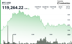 Read more about the article Asia Morning Briefing:  US Loads Up, Germany Cashes Out as BTC Holds Near $119K