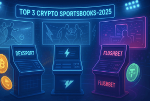 Read more about the article Top 3 Crypto Sportsbooks of 2025: Dexsport, ThunderPick, and FlushBet in Focus