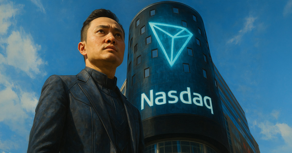 You are currently viewing Justin Sun sets sights on Nasdaq 100 for Tron Inc by 2028