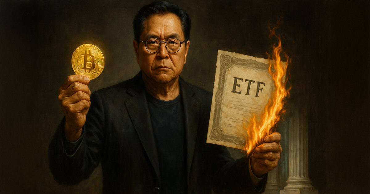 You are currently viewing Robert Kiyosaki slams ETFs for being ‘paper versions’ of Bitcoin, gold and silver