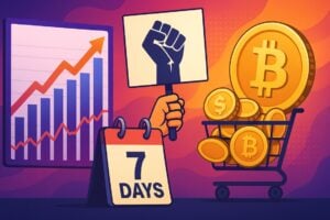 Read more about the article Crypto market: a week of decisive movements between macro data, political activism, and large purchases