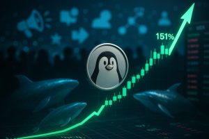 Read more about the article PENGU jumps 151% in July in a rally driven by viral marketing, whale accumulation