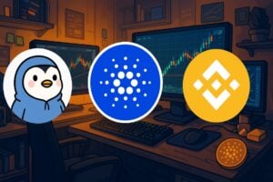 Read more about the article Price analysis of Pengu, Cardano, and BNB