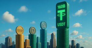 Read more about the article Tether mints $2 billion in USDT as supply reaches a record-breaking $160 billion