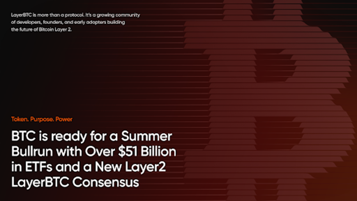 You are currently viewing BTC is on a Rally with Over $51 Billion in ETFs and a New Layer2 LayerBTC Consensus Launching Soon