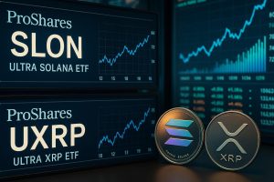 Read more about the article ProShares debuts 2x leveraged daily exposure to Solana and XRP in new ETFs
