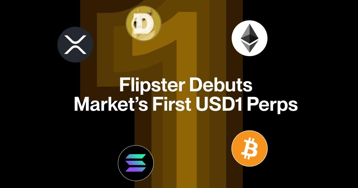 You are currently viewing Flipster Debuts Market's First USD1 Perps for BTC, ETH, SOL, XRP, and DOGE