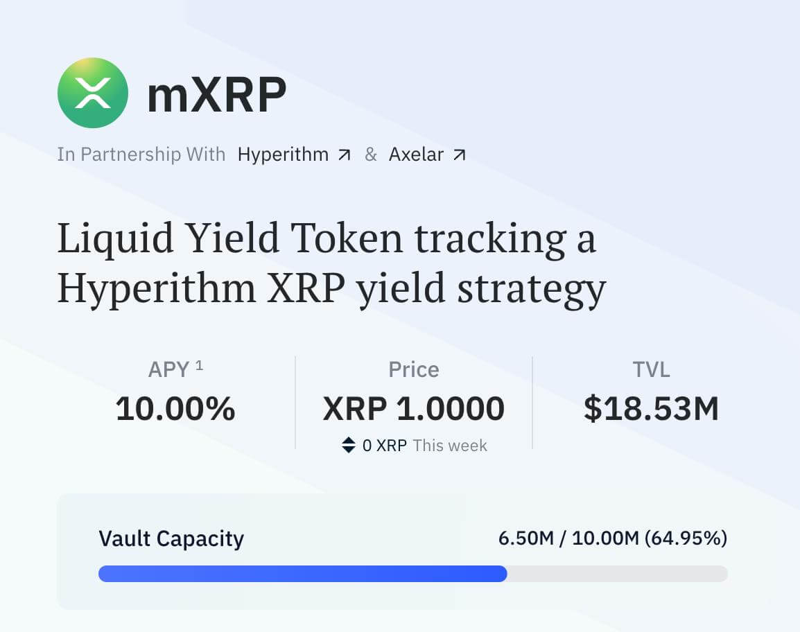 You are currently viewing XRP’s DeFi utility sparks as liquid staking vault nears $20 million