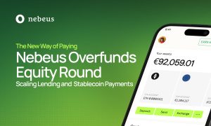 Read more about the article Nebeus Overfunds Equity Crowdfunding Campaign with €3.6M Raised, Reflecting Growing Demand for Regulated Crypto–Finance Solutions