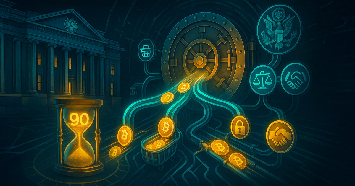 You are currently viewing US Bitcoin reserve could drain 40k BTC faster than miners mint in the next 90 days