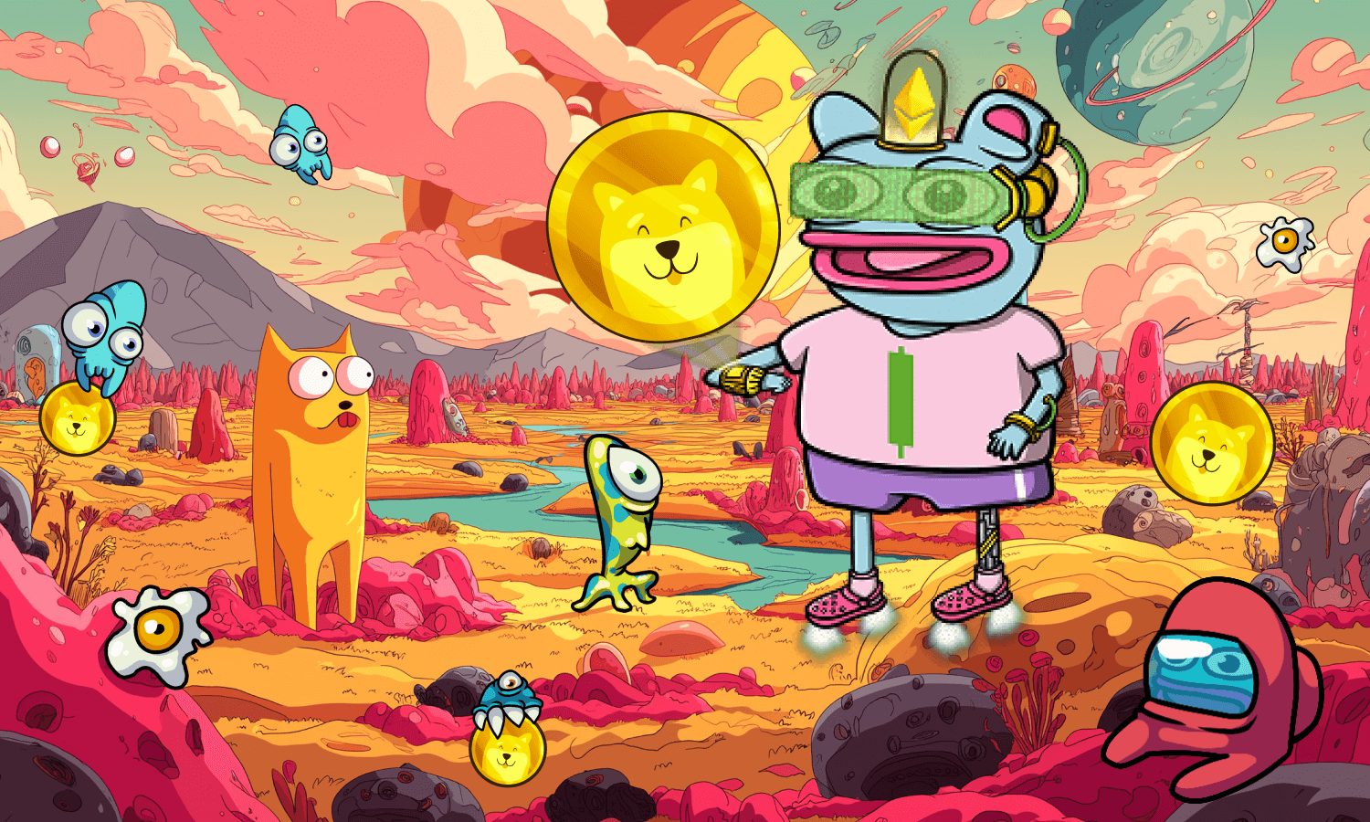 You are currently viewing 5 Cryptos Set To Dominate October: Layer Brett, Shiba Inu, Solana, AVAX and Dogecoin