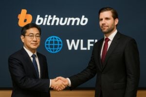 Read more about the article Bithumb and WLFI sign global DeFi MOU: retail and stablecoin