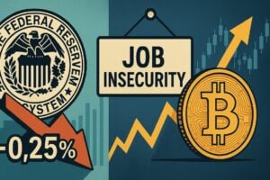 Read more about the article Fed cuts rates by 25 bps: jobs at risk, crypto unsettled