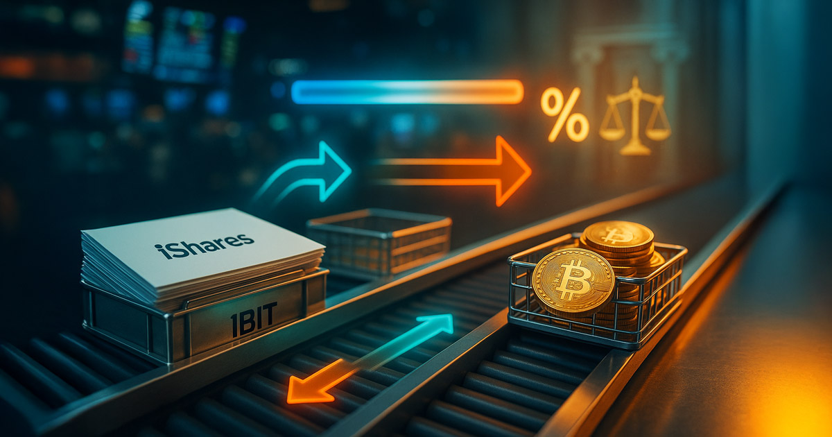 You are currently viewing IBIT flips to in-kind creations: what it means for spreads, taxes and flows