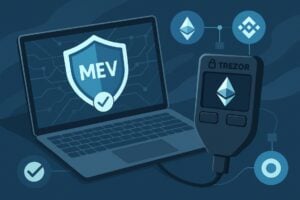 Read more about the article Trezor Suite introduces MEV protection: more secure and reliable crypto transactions