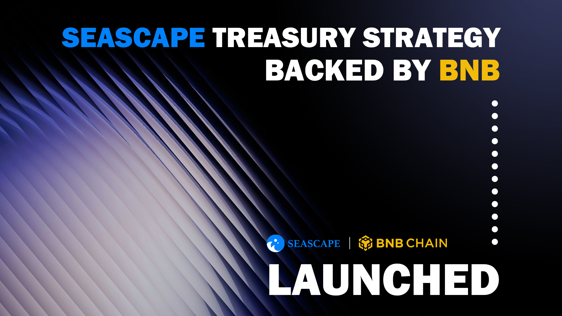You are currently viewing Seascape Launches First Tokenized BNB Treasury Strategy on Binance Smart Chain