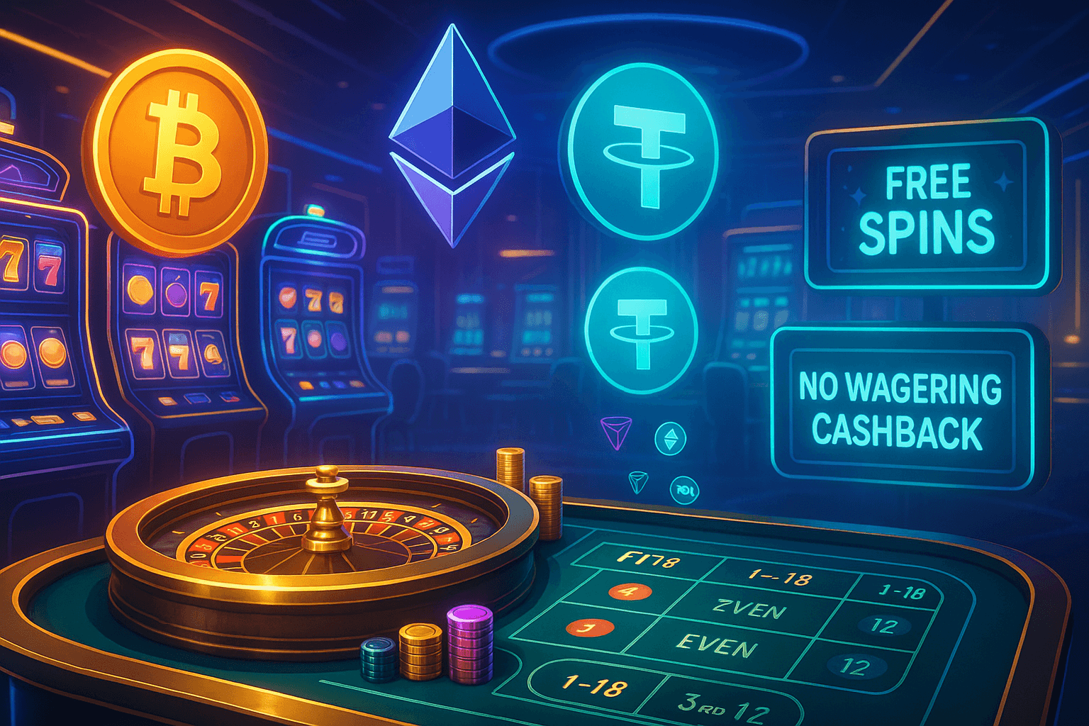 You are currently viewing Top Trusted Crypto Casinos for Slots & Roulette [No Wagering, Free Spins]