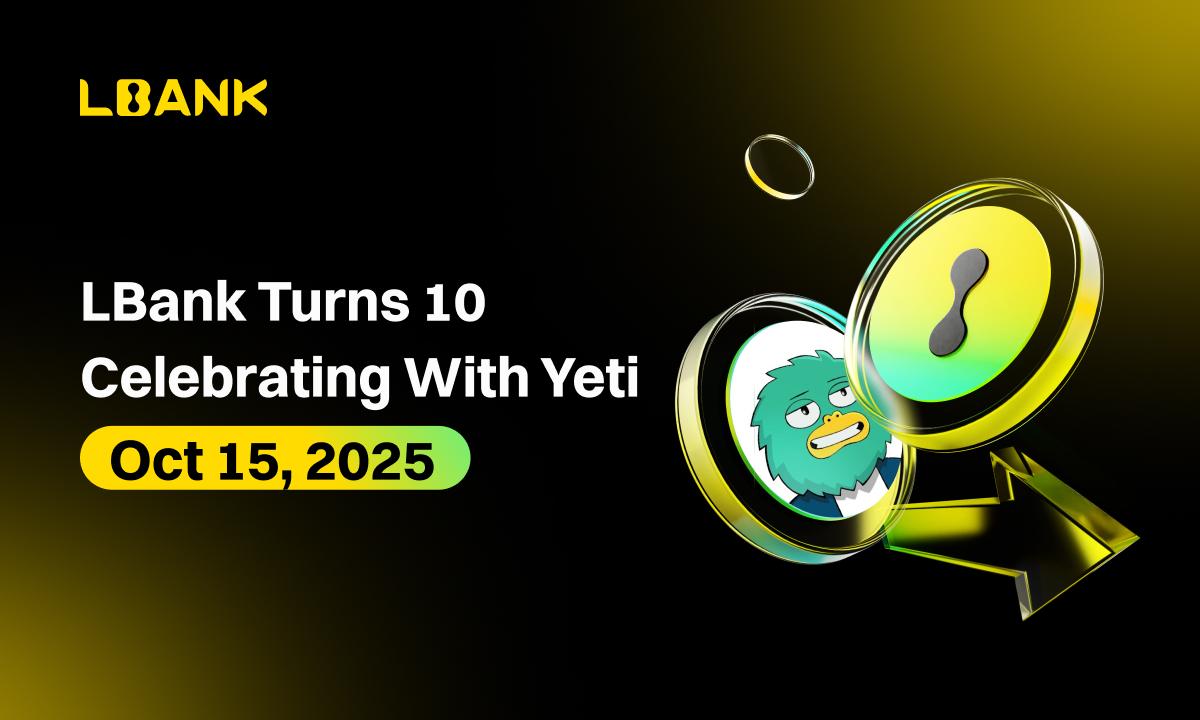 You are currently viewing LBank Partners with Crypto IP 'Yeti' to Launch 10th Anniversary