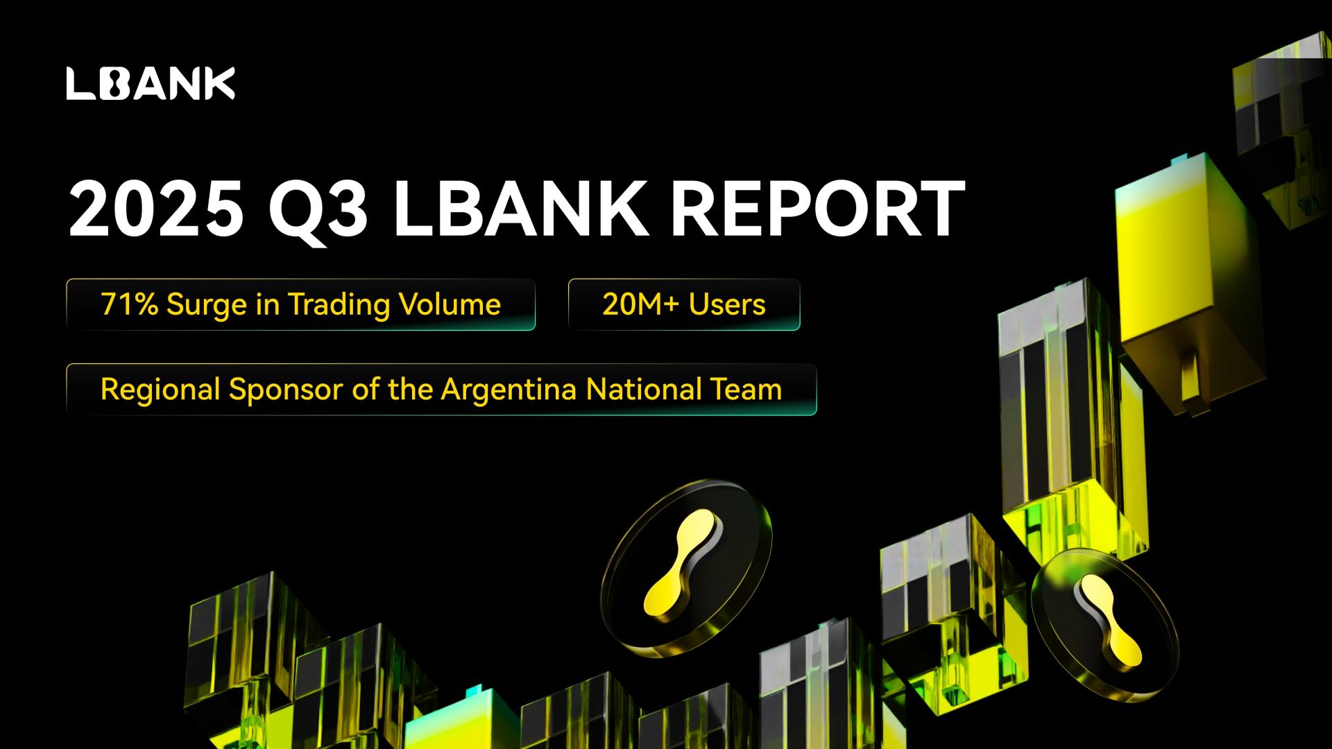 Read more about the article LBank Releases Q3 2025 Report: $8.5B Daily Trading Volume Soars 71% QoQ as Global Users Surpass 20 Million
