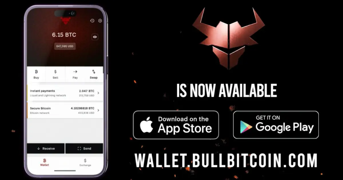 Read more about the article Bull Bitcoin Launches BULL Wallet: A Privacy-First Bitcoin Wallet for All, Now Available Globally on iOS