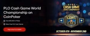 Read more about the article Crypto Poker Site CoinPoker To Host First-Ever PLO Cash Game Championship