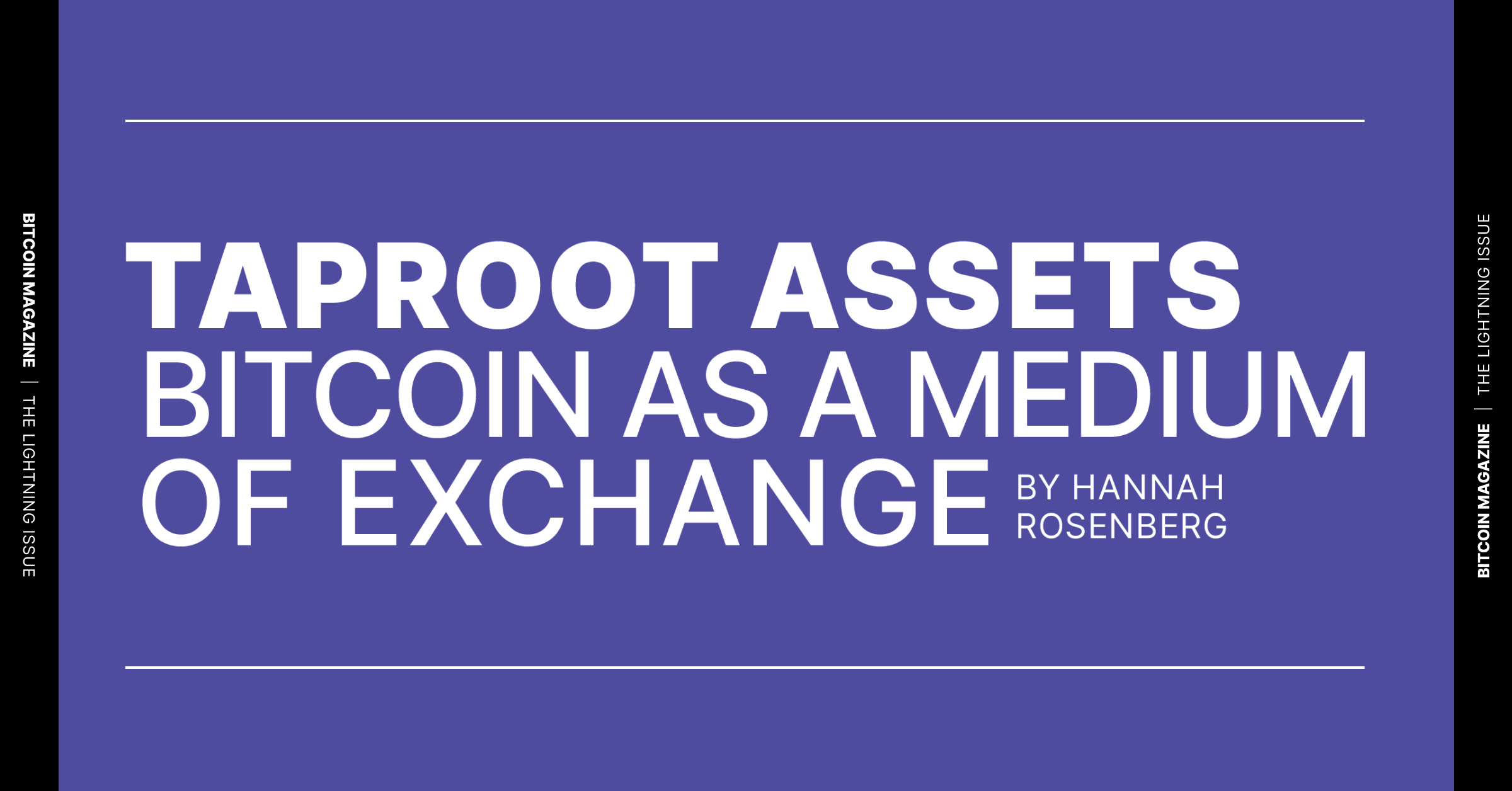 You are currently viewing Taproot Assets – Bitcoin As A Medium Of Exchange 