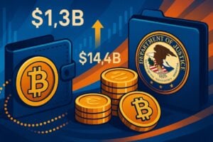 Read more about the article The Lubian bitcoin wallet transfers 1.3 billion dollars after the 14.4 billion dollar seizure action by the Department of Justice