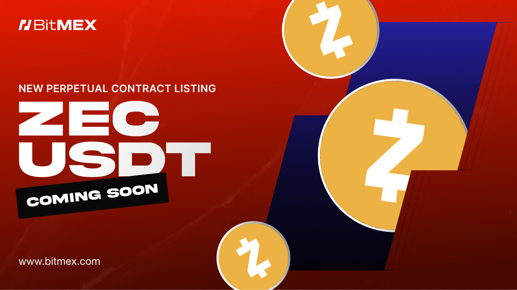 Read more about the article Coming Soon: ZECUSDT Perpetual Swap Listing With Up to 33x Leverage