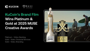 Read more about the article KuCoin Brand Film Wins Top Honors at 2025 MUSE Creative Awards